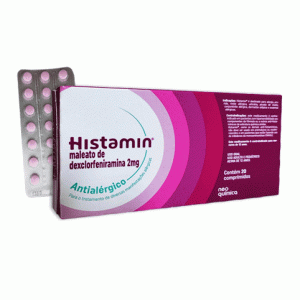 Histamin – maleato de dexclorfeniramina – 2mg