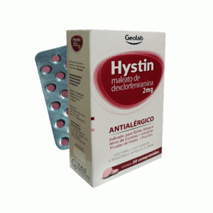 Hystin – maleato de dexclorfeniramina -2mg